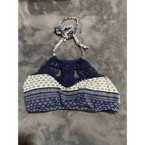 Roxy Souk Paisley macrame Bikini Top